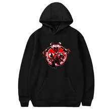 

Helluva Boss Hoodie Long Sleeve Sweatshirt Men Women's Pullover Harajuku Streetwear American Cartoon Helluva 2 Unisex Clothes
