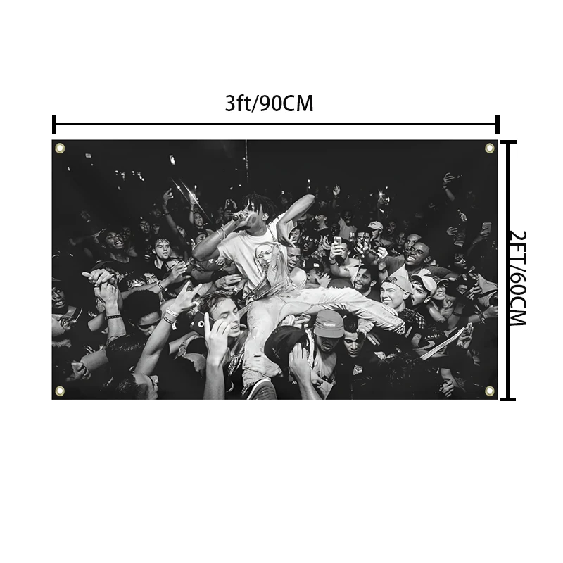 Hip Hop Album Cover Flag Tapestry 2