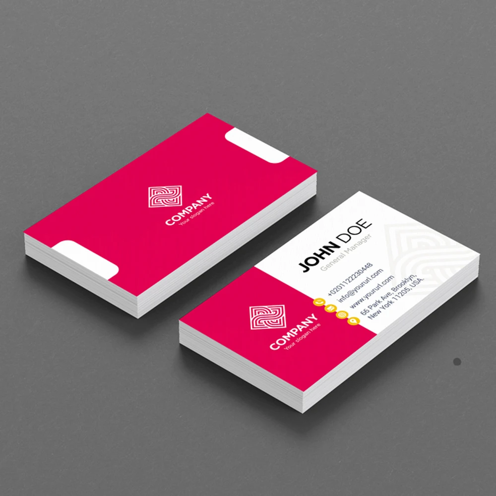 Business Cards Mini Greeting Cards 100PCS Color Double-sided Small Thank You Gift Card 300gmg Paper 9x5.4cm