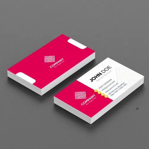 100PCS Custom Logo Color Double-Sided Small Business Card Thank You Card Gift Card 300gmg Paper 9x5.4cm