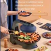 Korean Infrared Barbecue Oven Indoor Smoke-free Electric Baking Tray Automatic Rotating Electric Barbecue Oven Light Wave Oven 3