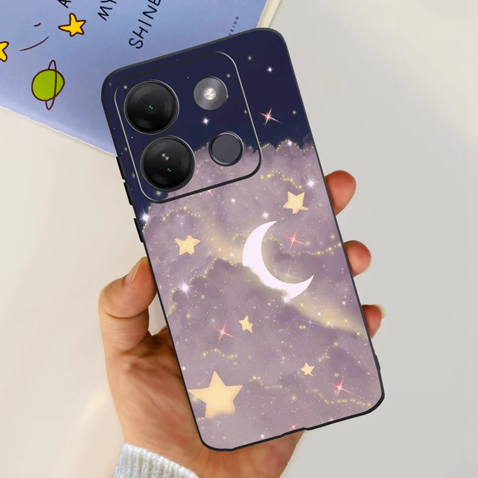 Stylish Patterned Soft Silicone Phone Back Cover