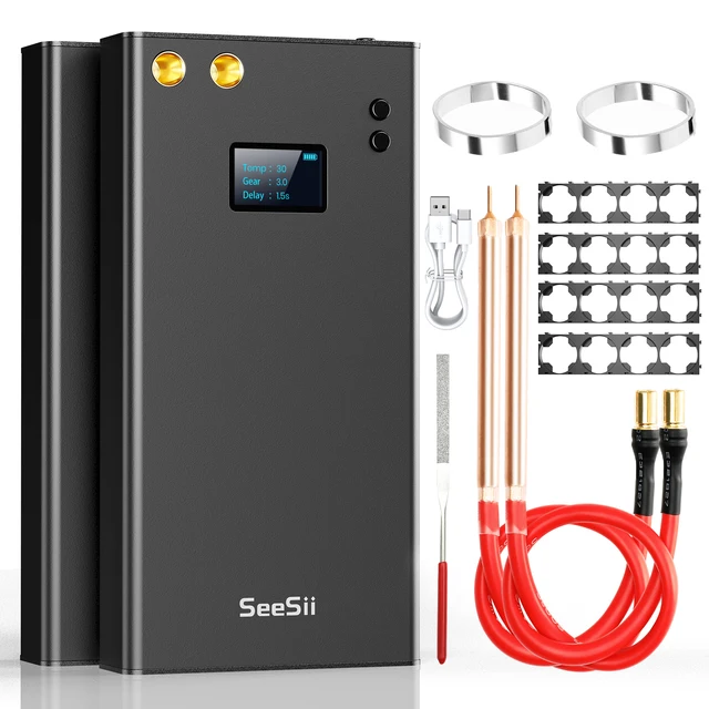 Mini Saldatrice A Punti A Batteria - 7500 MAh, Schermo LCD, 70 Marce, Per Lamiere Di Nichel E Acciaio - Foto 8