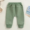 2022-12-12 Lioraitiin 0-3Years Toddler Baby Boys Sweatpants Elastic Waist Drawstring Solid Fall Trousers Pockets Casual Clothes 5