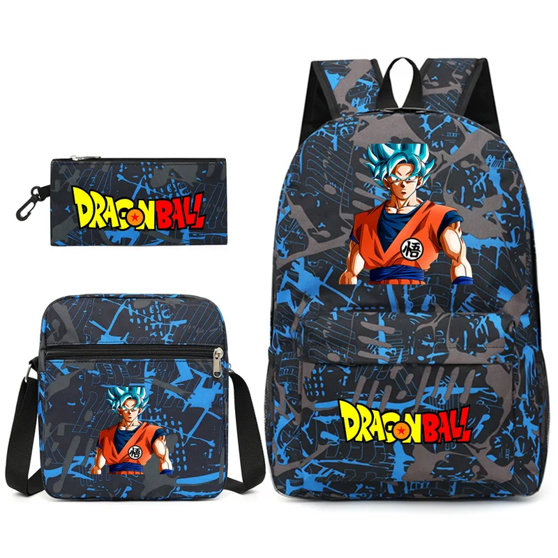 

Dragon Ball School Bag Backpack Primary and Secondary School Students Backpack Messenger Bag Pencil Bag Fashion Accessories
