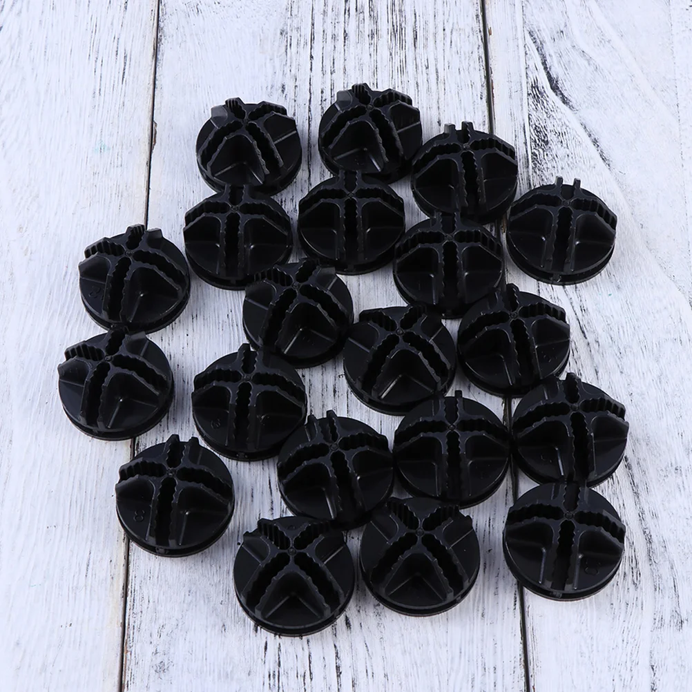 

40 Pcs Metal Buckle Kitchen Cabinets Wire Storage Cube Connectors Abs Plastic Closet