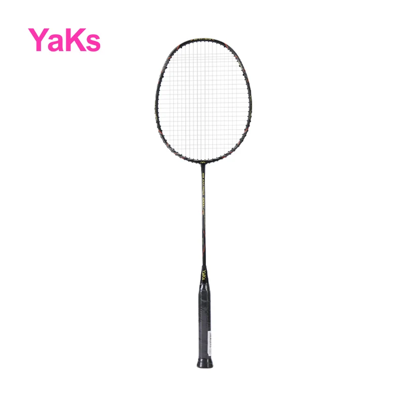 

YaKs Brand 4U Full Carbon Fiber Badminton Racket G4 Original Professional Rackets 21-24LBS Comes with Badminton Racket Bag