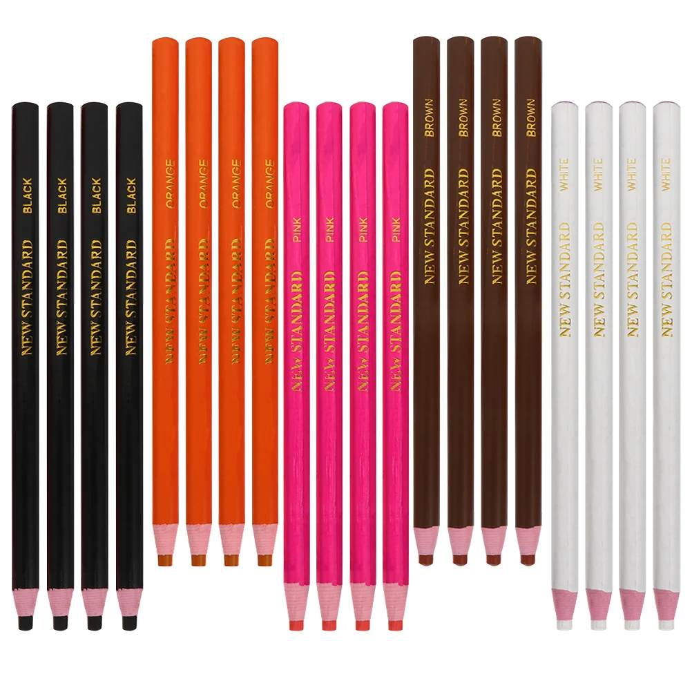 

20 Pcs Pull Crayons Grease Pencils Portable China Marker Painting Supply Accessories Peel-off Wax Household Wood Student