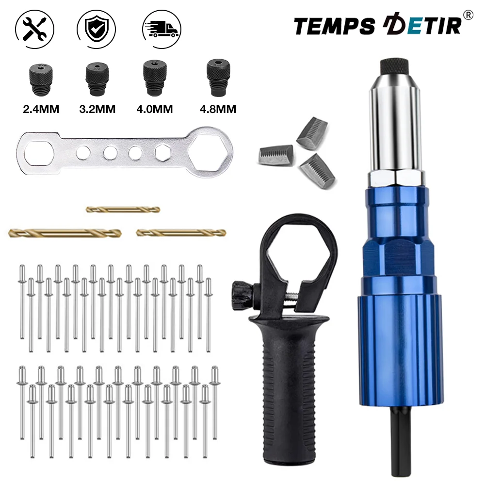 Rivet Gun Electric 2.4mm-3.2mm-4.0mm-4.8mm Home Cordless
