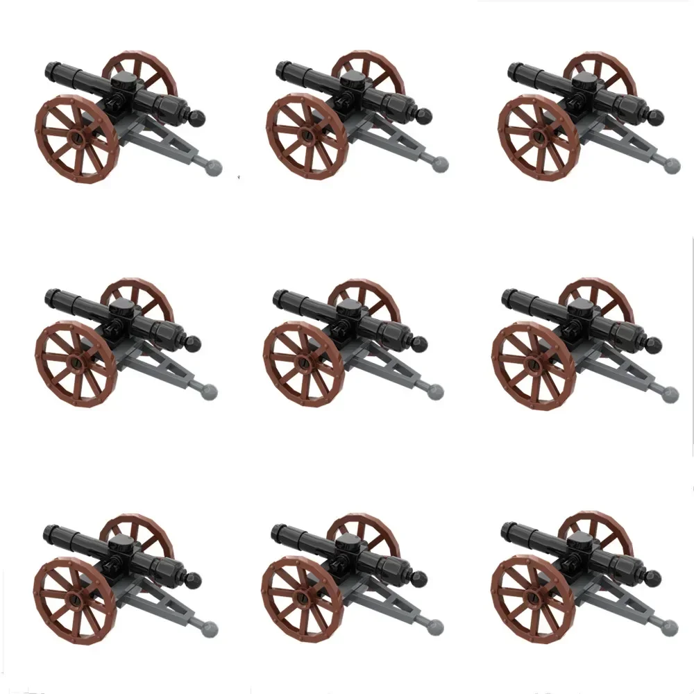 

Gobricks MOC Field gun For Imperial Soldiers Building Blocks WWII Military Field Gun Bricks Model Weapon Cannon Toys Gift