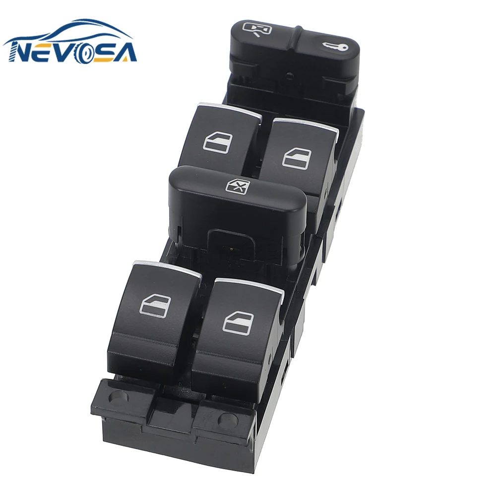 Window Control Switch Button For VW 1999 2000-2004 GTI Golf 4 Jetta MK4 BORA BEETLE Passat B5 B5.5 3BD 959 857 3BD959857