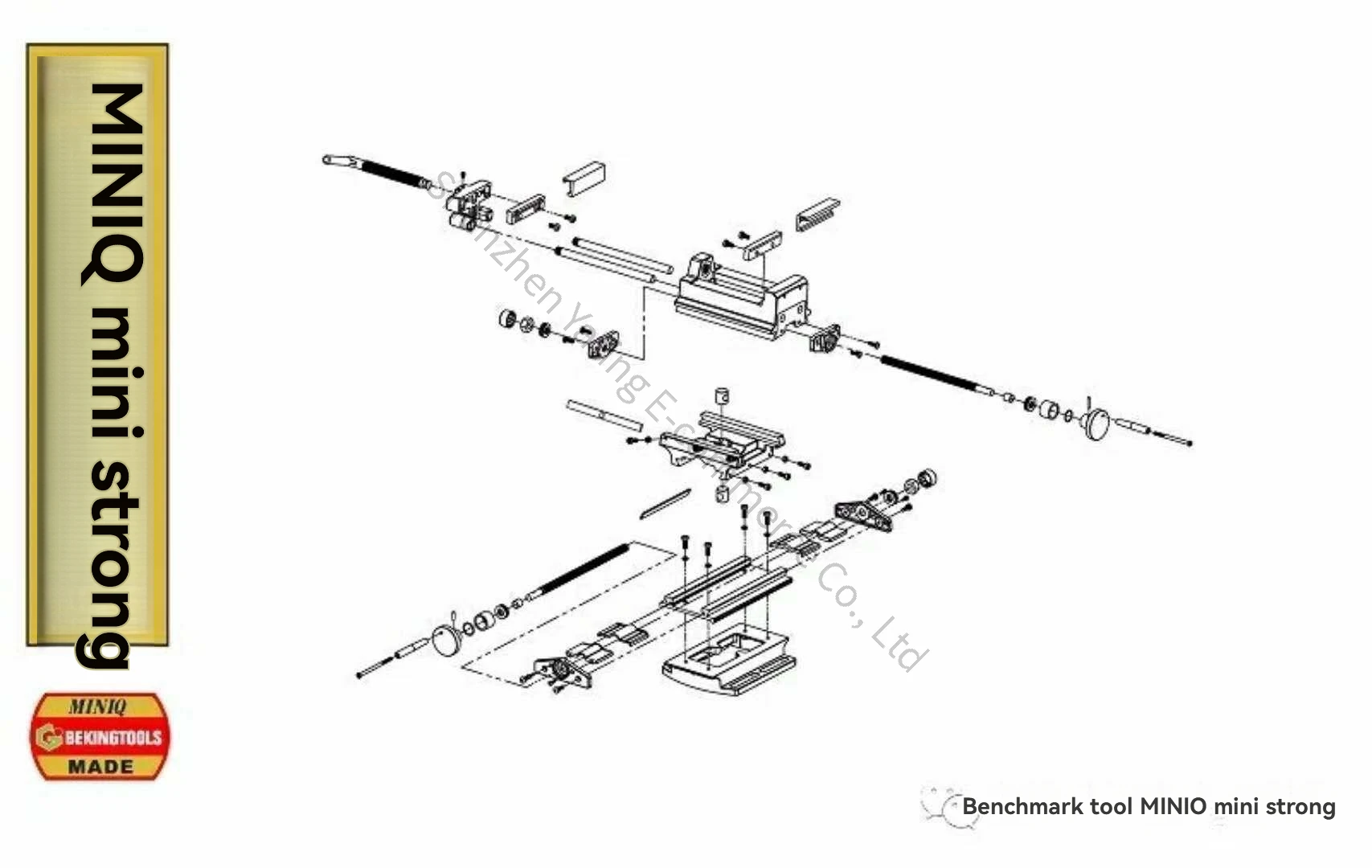 BG-6369 Cross Pliers Multi Functional Workbench Sliding Table Milling Machine Ro