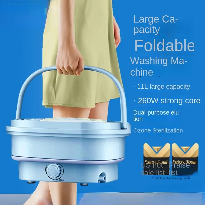 

Foldable Washing Machine Portable Small Socks Underwear Special Mini Baby Dormitory Washing Machine