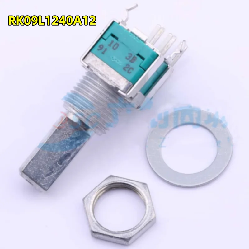 5 PCS / LOT Japan ALPS Precision potentiometer RK09L1240A12 103B Dual B10K tuner for disc player volume potentiometer japan alps 6cm sliding potentiometer straight slide single connection b10k 10mm handle rs45111a900f