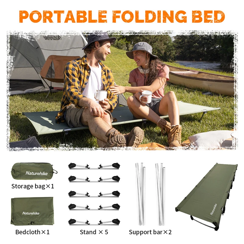 Naturehike – lit de Camping pliable et Portable, ultraléger, pour tente, extérieur, pour tourisme