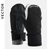 Extra Thick Women 2-IN-1 Mittens Ski Gloves Snowboard Men Snow Winter Sport Warm Waterproof Windproof Skiing Faux Leather Plam 4