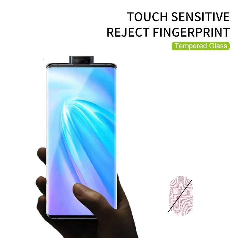 Premium 3D Curved Full Glue Tempered Glass UV Protective Screen Protector
