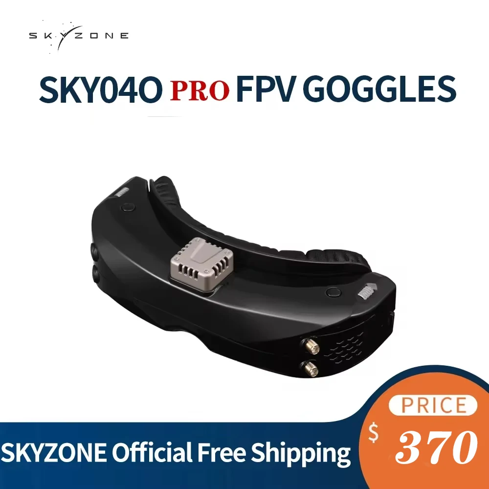 Очки SKYZONE FPV SKY04O PRO Приемник Steadyview OLED 5,8 ГГц 48-канальный видеорегистратор HD Гоночная гарнитура Трекер головы для радиоуправляемой модели самолета Дрон