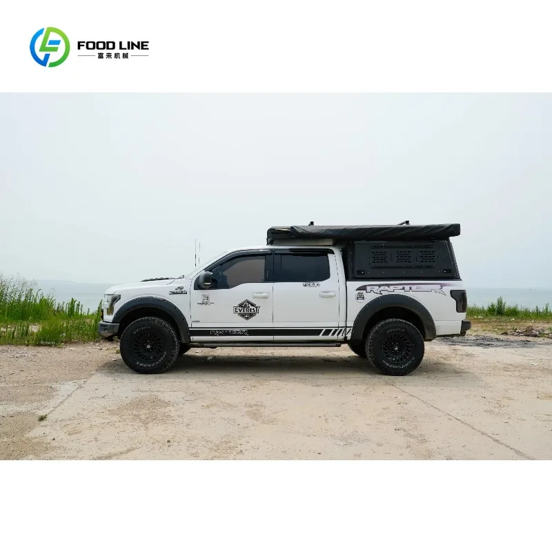 Tenda da Tetto Rigida per Pickup, Leggera e Moderna, Espandibile per Campeggio Outdoor 4x4, Facile da Montare, Personalizzabile - immagine 2
