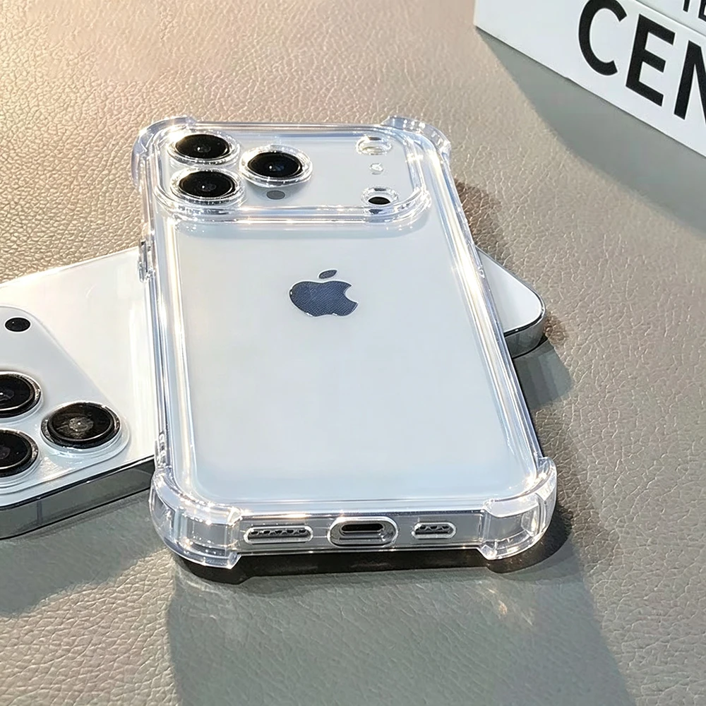 Premium Transparent Shockproof TPU Bumper Case