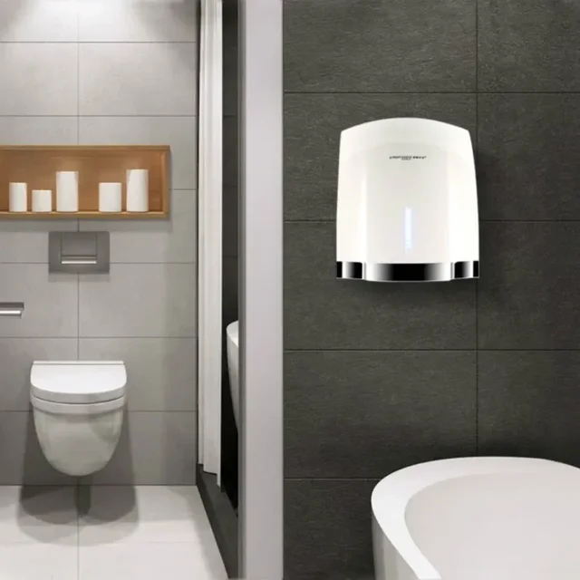 Automatic Hand Dryer Dry Cell Phone Automatic Induction Family Bathroom Hot and Cold Switch Easy To Install 6