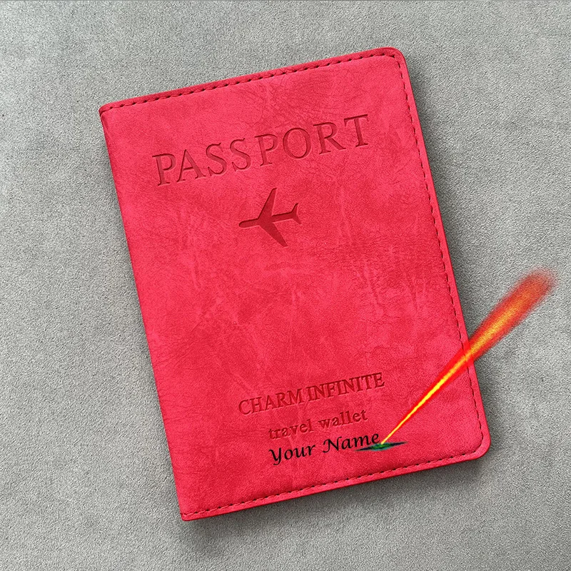 CustomEngravedPersonalizedPassportCasewithNameMarbledPassport