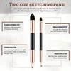 Cotton Blending Sponge Brush Set - 2/6Pcs Double-Headed Washable Sketch Wipe, Reusable Art Blenders for Detail, Shadow, Highligh 3