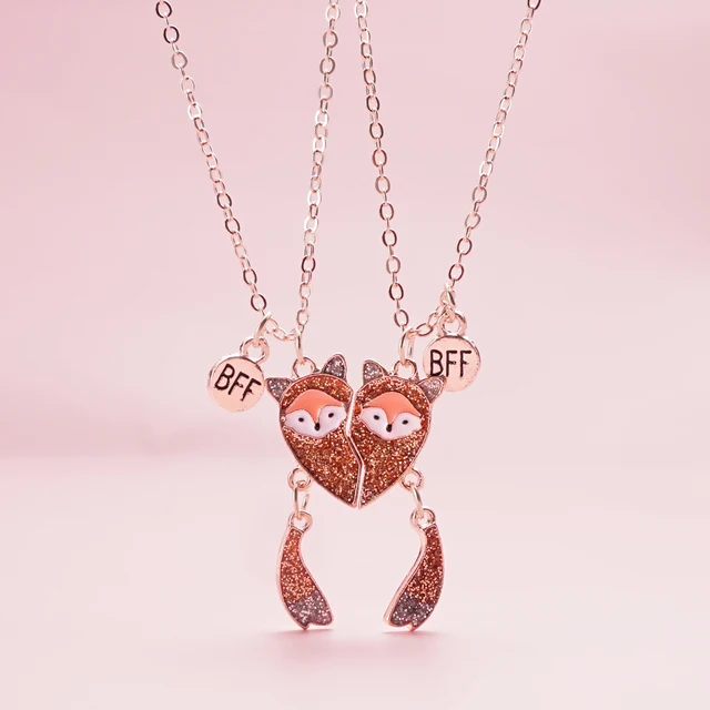 Set 2 Collane Dell'amicizia Con Ciondolo Farfalla - Regalo Perfetto Per BFF, Compleanno O Occasioni Speciali - Foto 3