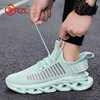YRZL Men Shoes Comfortable Sneakers Womoen Breathable Couple Running Shoes Mesh Tenis Sport Shoes Size 36-46 Waling Sneakers Men