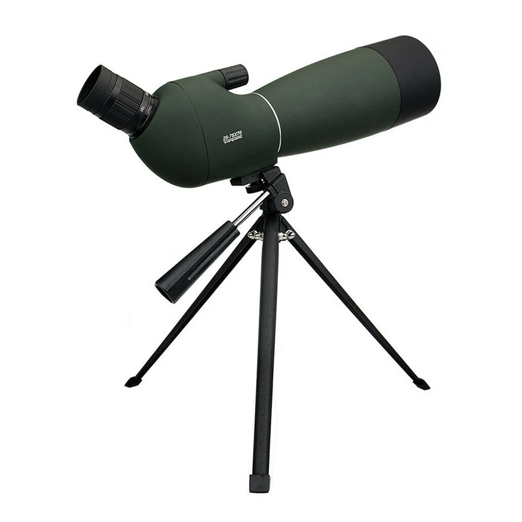 

25-75x70 Birdwatching Monocular Outdoor Hunting Camping Hiking Single-tube Telescope with Tripod