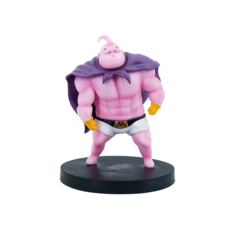 

14cm Dragon Ball GK Anime Action Figure Muscle Fat Majin Buu Doll Decoration Ornament Collection Model Toys Christmas Gift