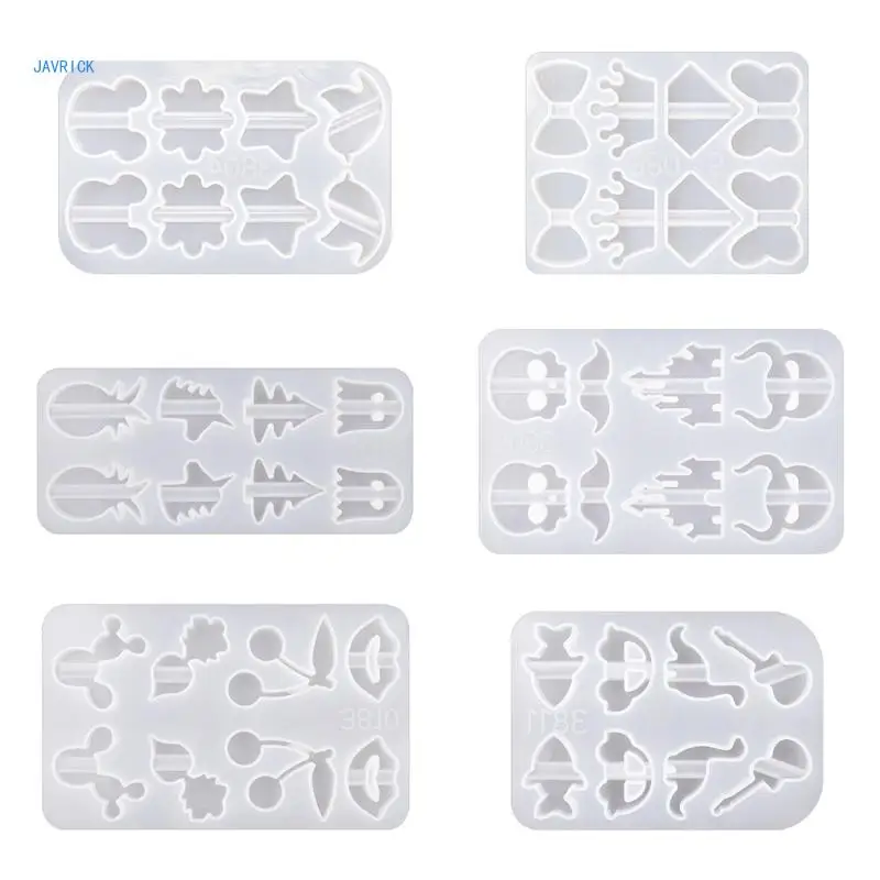 Straw Resin Silicone Molds Crystal Epoxy Resin Casting Mold Straw Decoration Jewelry Making Clay Mould DIY Craft