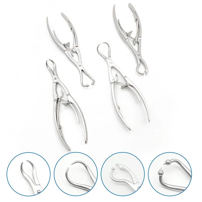 

Orthopedic Reduction Forceps Self-locking Fixed Pliers with Serrated Jaws Orthopedic Instrument AO Plate Holding Forceps