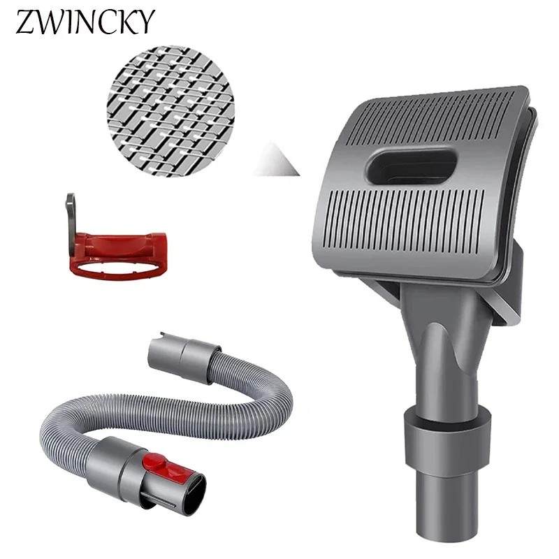 

ZWINCKY Vacuum Attachment Dog Cat Pet Bed Brush Groom Tool Compatible for Dyson V11 V10 V8 V7 V12 V15 Vacuum Cleaner Accessories