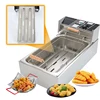Factory Supply Pink Deep Fryer Electric Commercial Lpg Gas Deep Fryer Getra Gas Burger Grill With Deep Fry 2