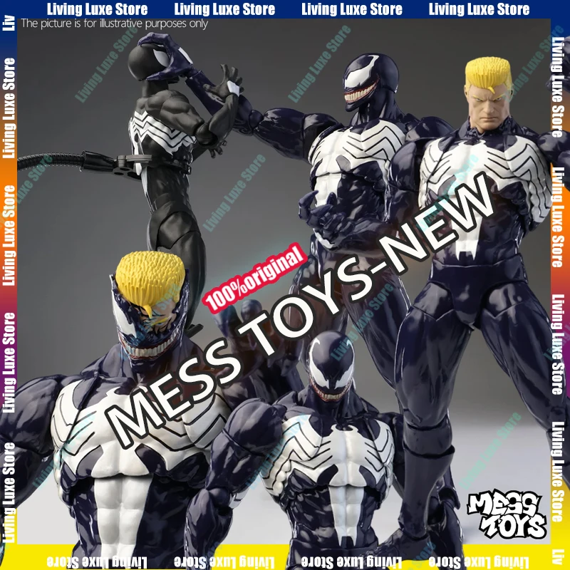 2026 HOT Mess Toys Venom Lethal Neighbor Anime Action Figure Eddie Black Spider Man Spider-Man Figurine Model Statue Gift Toys