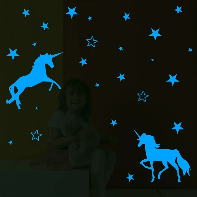 Glow-in-the-Dark Stars & Unicorn Stickers 2