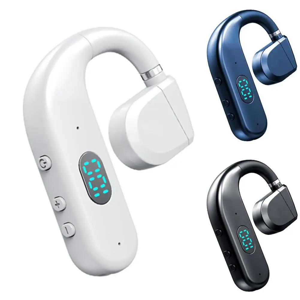 

T50 наушники с открытым ухом, IPX5 Водонепроницаемая гарнитура с 30-часовым воспроизведением, водонепроницаемые наушники для бега