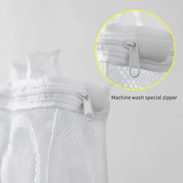 Cipőmosó Tároló Táska Mosógép Speciális Gondozás Mosózsák Háztartási Cipő Mosó Hálózsák - Image 4