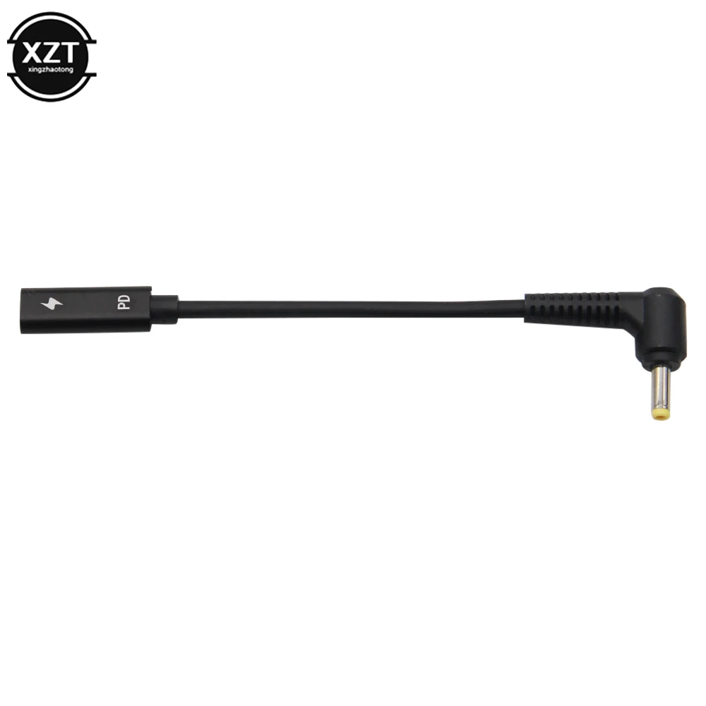 USB 3.1 Type C USB Female to DC 4.0*1.7  Male Power Charger Adapter Connector Adaptor for Lenovo Asus BenQ PD