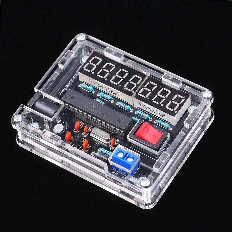 쉘 카운터 포함 주파수 계량기, 10Mhz 주파수 계량기, DIY 키트, AVR 주파수, 0.000 001Hz 해상도