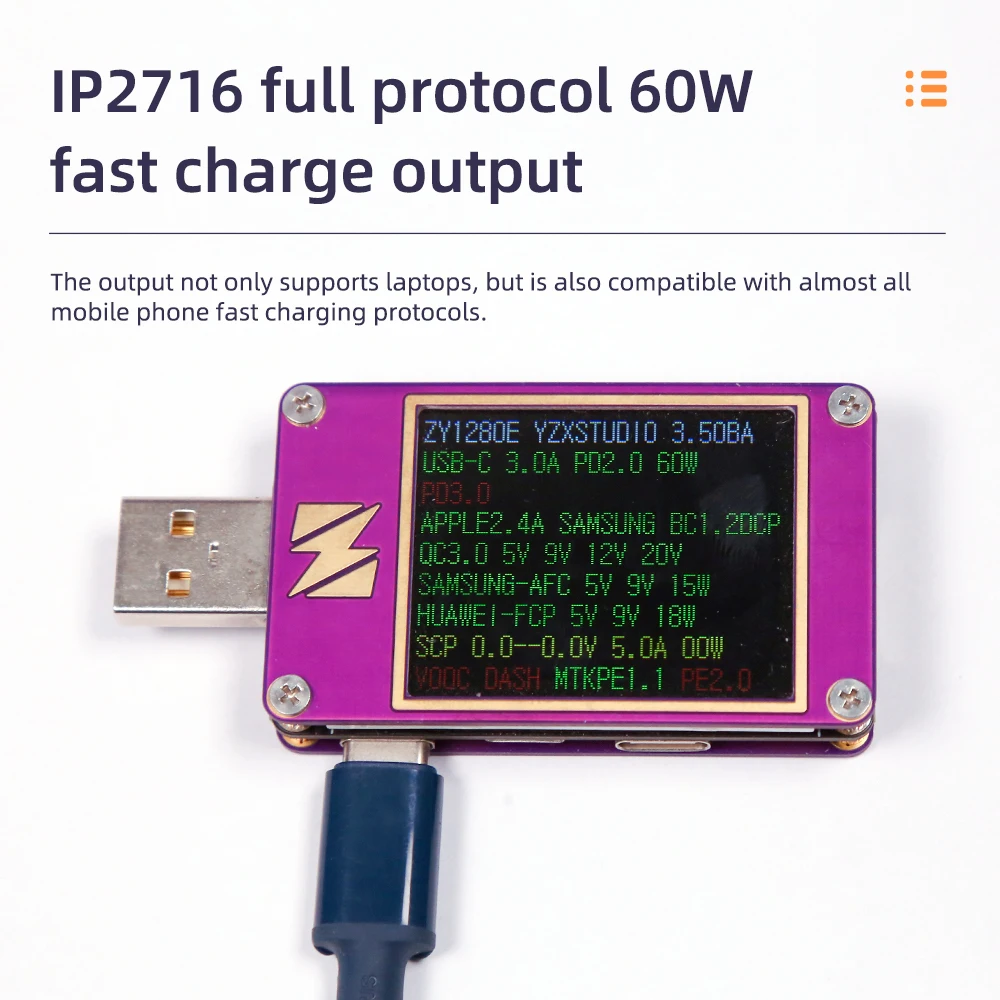 60w Two-way Pd Fast Charge 4-String Power Bank Motherboard 20v3a Two-Way Buck-Boost High-Power Charging