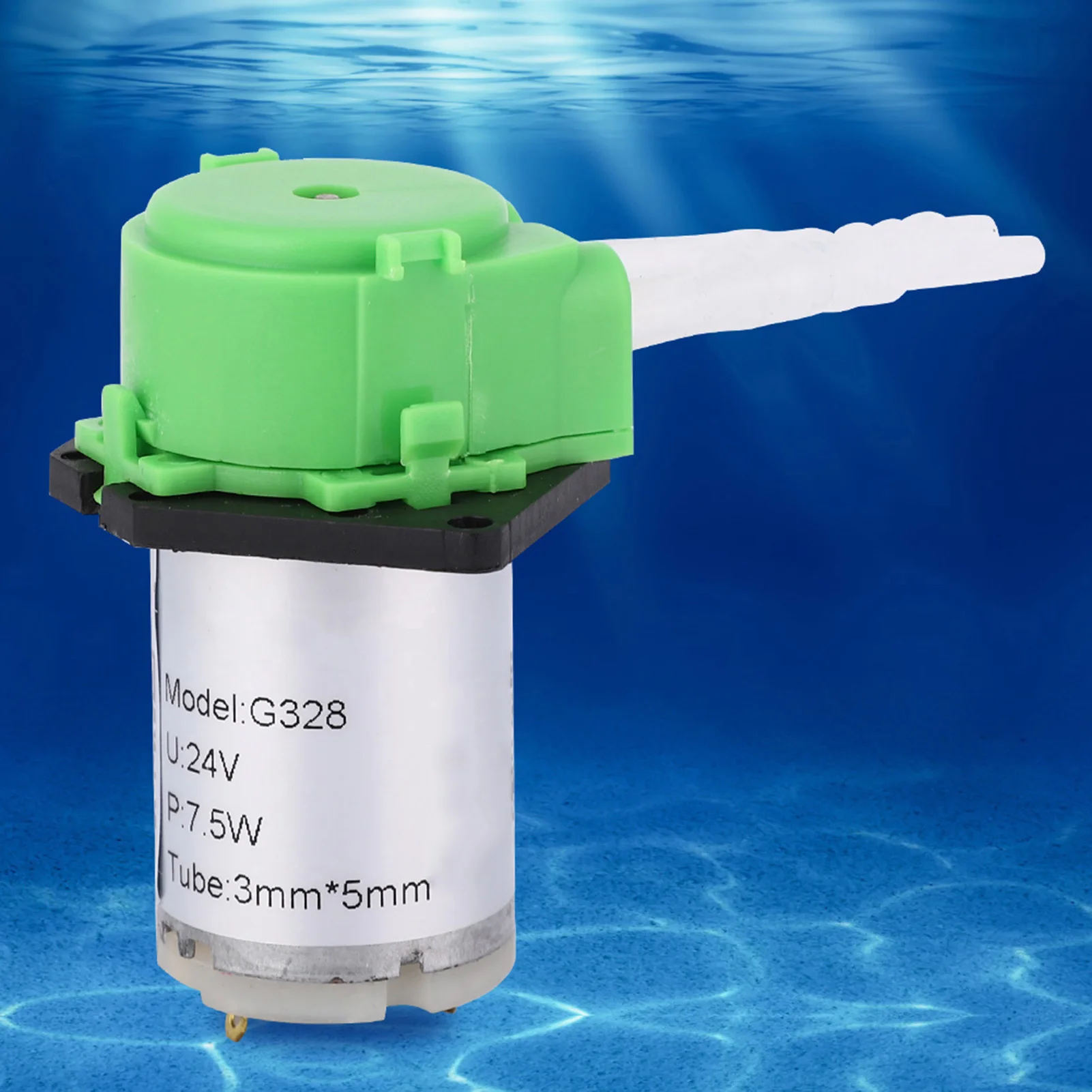 ปั๊มโดสสารเคมี DIY ปั๊มโดสสารเคมีแบบเพอริสตอลติกสำหรับตู้ปลา  สำหรับการวิเคราะห์ทางเคมี (สีเขียว 24v 3*5) ปั๊มโดสสารเคมีแบบเพอริสตอลติก 1