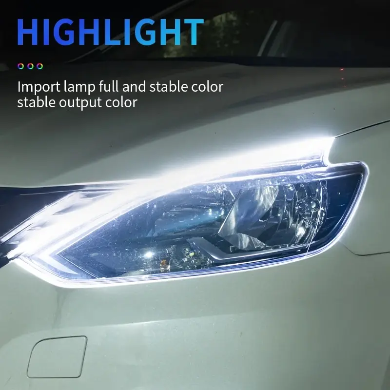 LED DRL ڵ ְ ,   Ʈ, ڵ Ʈ,   õ,  극ũ 帧 , 70cm, 2 