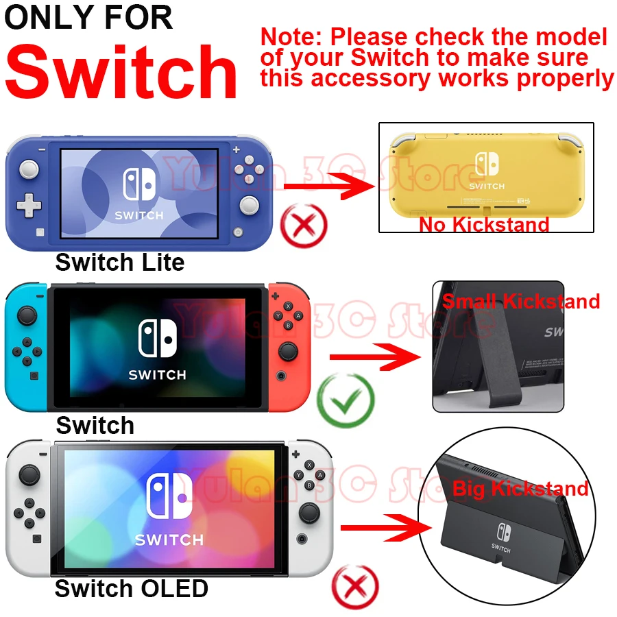 Transparent DIY Replacement Housing Shell for Nintendo Switch Console and Joy-Con - New Game Accessories