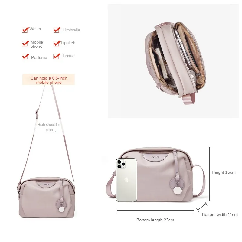 GOLF Bag One Shoulder Crossbody Bag Backpack For Women