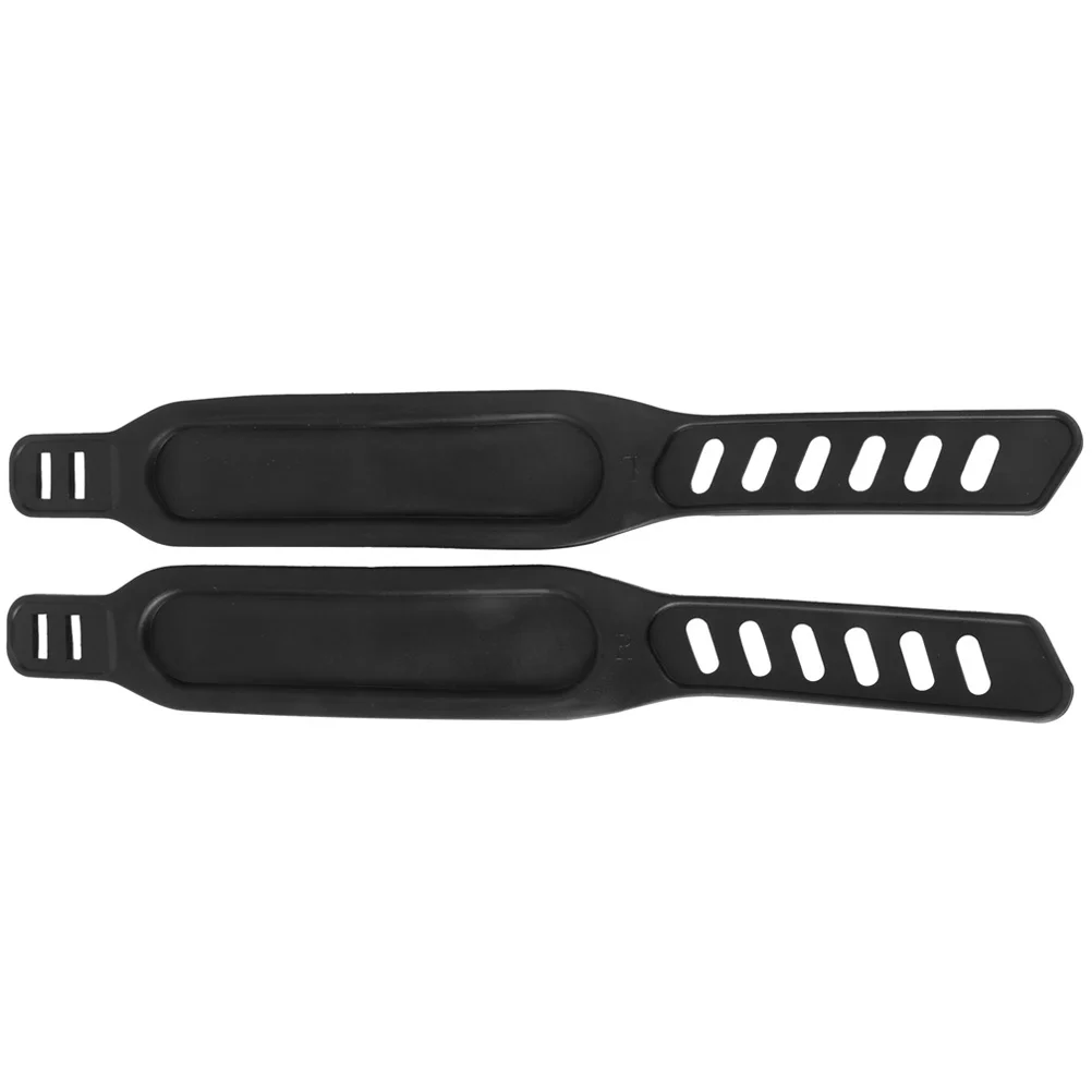 

2Pcs Exercise Bike Pedal Straps Gym Cycle Pedal Straps Adjustable Footrest Straps