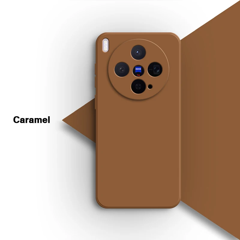 Premium Liquid Silicone Phone Case with Camera Protection - Soft, Fashionable Luxury Back Cover