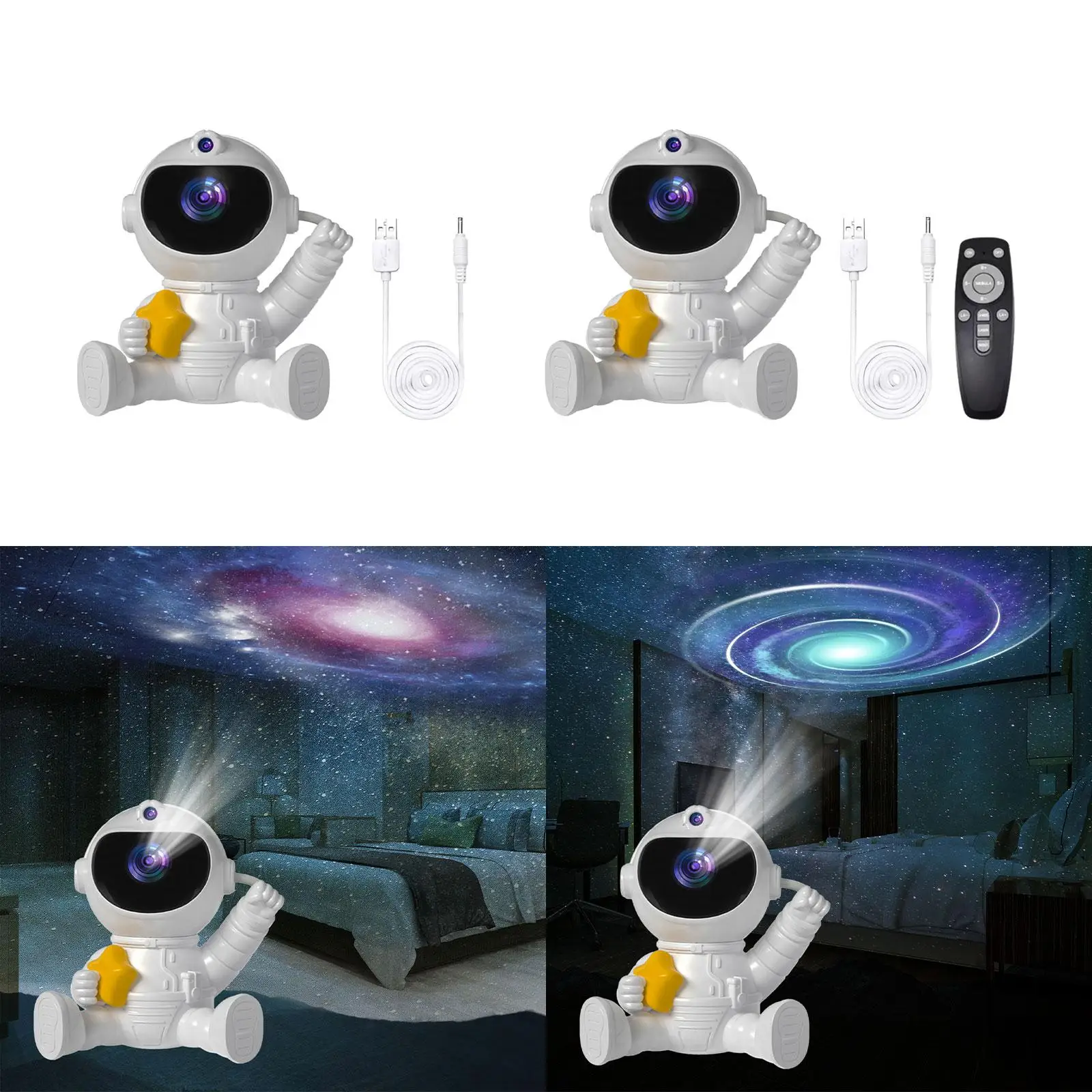 Ceiling Projection Lamp Astronaut Projector Lamp for Bedroom Gaming Room