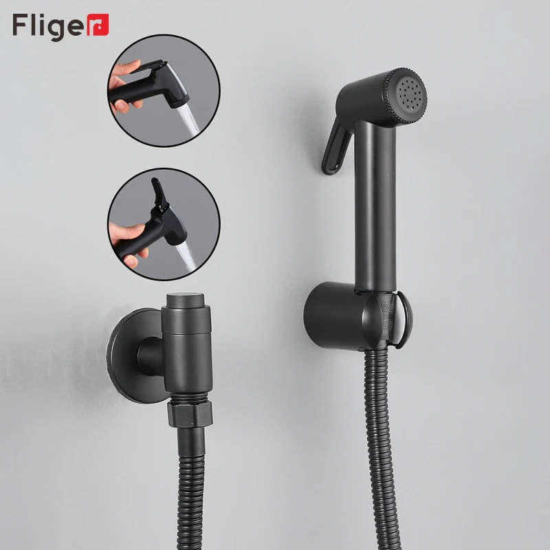 Bidet Hygienic Shower Toilet Hand Shower Bidet Toilet Black Black